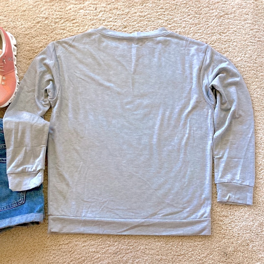 BORED Smiley Face Long Sleeve Pullover - Picture 4 of 6